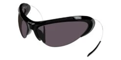 Balenciaga BB0232S Black Retractable Temples/grey (001 HJU)