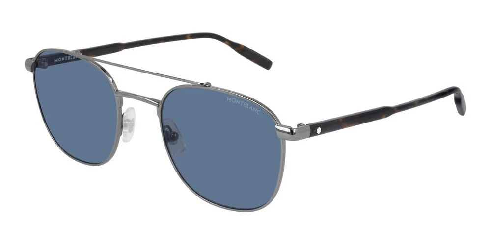 Montblanc MB0114S Silver/blue (002 E)